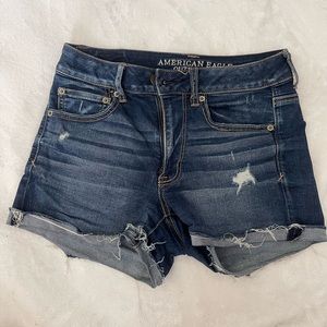 Distressed Jean Shorts